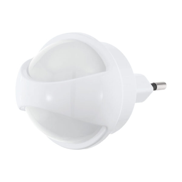 Lampa de veghe cu senzor de lumina EGLO TINEO 97933 - LED 0.26W 3lm 3000K D55mm - Alb