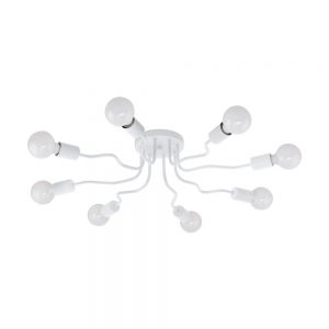 Plafoniera EGLO ORAZIO 97982 - E27 8X40W D690mm - Otel - Alb