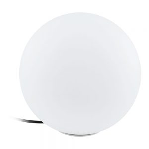 Veioza exterior EGLO MONTEROLO 98101 - E27 1X40W IP65 D300mm - Plastic - Alb