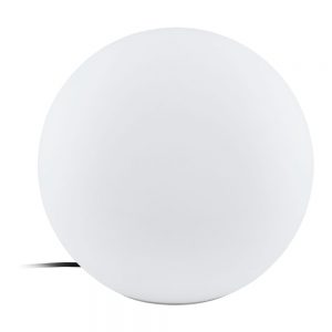 Veioza exterior EGLO MONTEROLO 98102 - E27 1X40W IP65 D390mm - Plastic - Alb