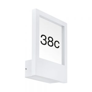 Aplica exterior EGLO MONTEROS 98143 - E27 1X28W IP44 - Plastic - Sticla - Alb
