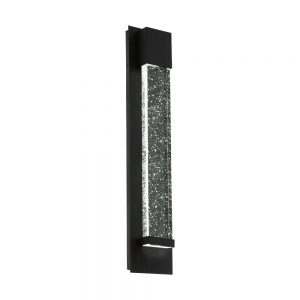 Aplica exterior EGLO VILLAGRAZIA 98154 - LED 2X3.3W 680lm 3000K IP44 - Sticla - Negru