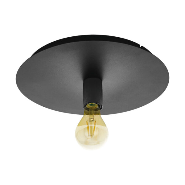 Plafoniera EGLO PASSANO 1 98155 - E27 1X60W D350mm - Otel - Negru