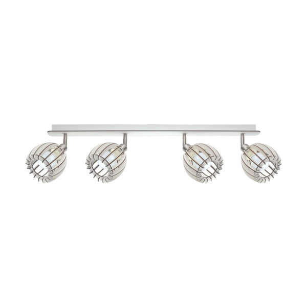 Plafoniera EGLO COSSANO-SPOT 98164 - E14 4X28W - Lemn - Alb