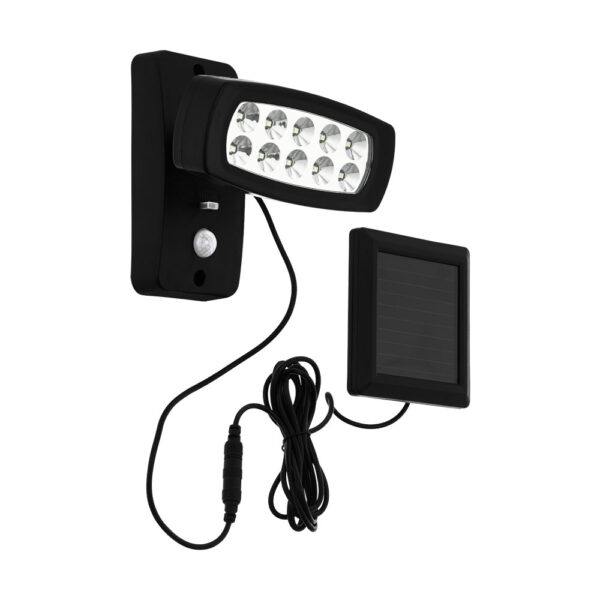 Aplica exterior EGLO PALIZZI 98187 - SOLAR-LED 2W 150lm 3000K IP44 - Plastic - Transparent