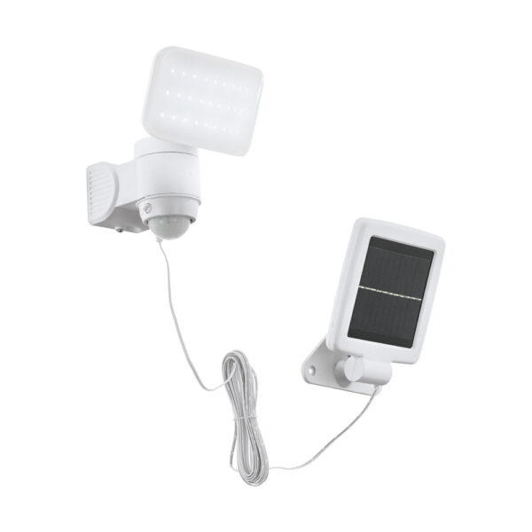 Aplica exterior EGLO CASABAS 98196 - SOLAR-LED 5W 470lm 6500K IP44 - Plastic - Alb