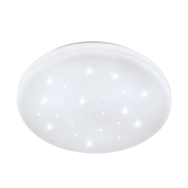 Plafoniera EGLO MORATICA-A 98219 - LED 36W 3300lm 2700-6500K D570mm - Efect de cristal - Alb - Argintiu