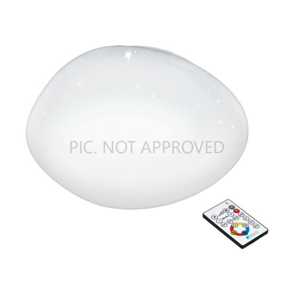 Plafoniera EGLO SILERAS-A 98227 - LED 24W 1800lm 2700-6500K D450mm - Efect de cristal - Alb