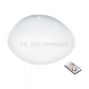 Plafoniera EGLO SILERAS-A 98228 - LED 36W 3300lm 2700-6500K D600mm - Efect de cristal - Alb
