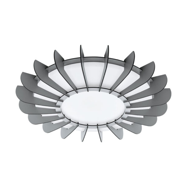 Plafoniera EGLO ARAPILES 98262 - LED 33W 3500lm 3000K D560mm - Lemn - Gri
