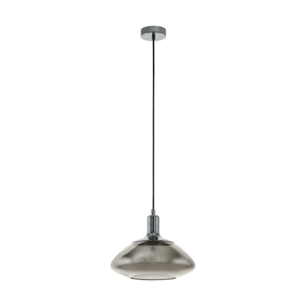 Pendul EGLO TORRONTES 98291 - E27 1X60W D345mm - Negru Transparent