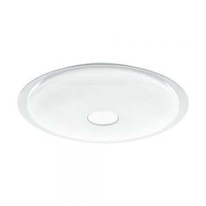 Plafoniera EGLO LANCIANO 1 98324 - LED 36W 3300lm 3000K - 4000K - 5000K D560mm - Efect de cristal - Crom - Alb