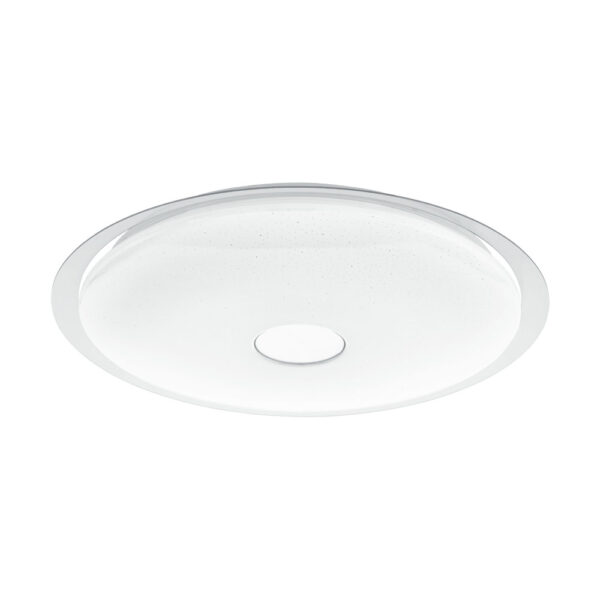 Plafoniera EGLO LANCIANO 1 98324 - LED 36W 3300lm 3000K - 4000K - 5000K D560mm - Efect de cristal - Crom - Alb