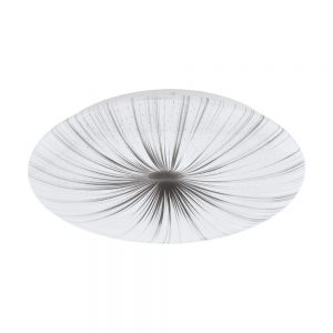 Plafoniera EGLO NIEVES 98325 - LED 24W 2400lm 3000K D410mm - Otel - Alb - Argintiu