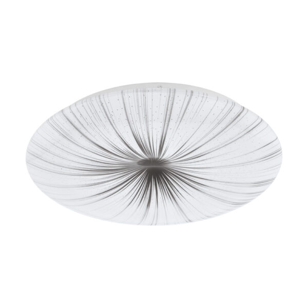 Plafoniera EGLO NIEVES 98325 - LED 24W 2400lm 3000K D410mm - Otel - Alb - Argintiu