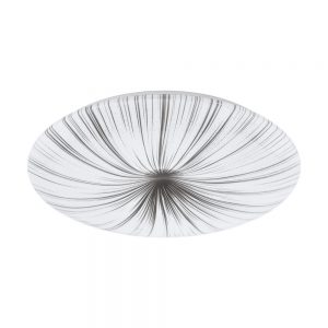 Plafoniera EGLO NIEVES 98326 - LED 33W 3700lm 3000K D510mm - Otel - Alb - Argintiu