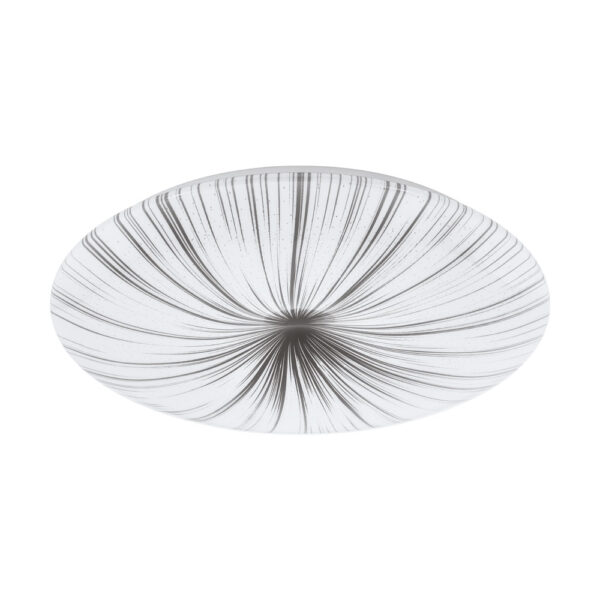 Plafoniera EGLO NIEVES 98326 - LED 33W 3700lm 3000K D510mm - Otel - Alb - Argintiu