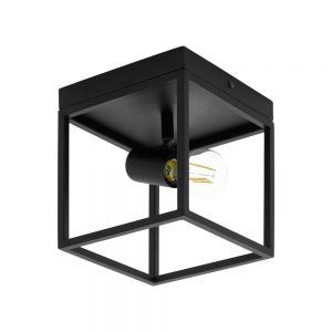 Plafoniera EGLO SILENTINA 98331 - E27 1X40W - Otel - Negru