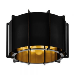Aplice iluminat Dl-1 E27 Schwarz-Gold 'Pineta' Eglo 98339