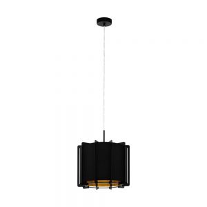 Pendul EGLO PINETA 98341 - E27 1X40W D330mm - Auriu - Negru