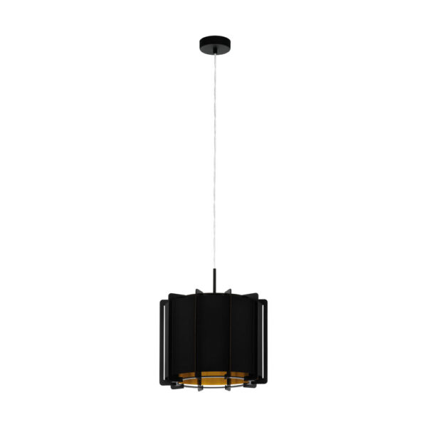 Pendul EGLO PINETA 98341 - E27 1X40W D330mm - Auriu - Negru