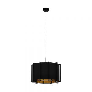 Pendul EGLO PINETA 98342 - E27 1X40W D430mm - Auriu - Negru