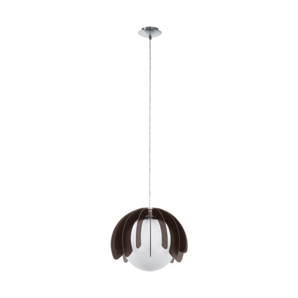 Pendul EGLO RAMBLA 98376 - E27 1X60W D340mm - Negru - Alb