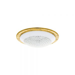 Plafoniera EGLO POYATOS 98378 - LED 16W 1500lm 3000K D370mm - Cristal - Transparent - Alb