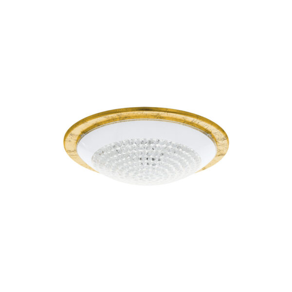 Plafoniera EGLO POYATOS 98378 - LED 16W 1500lm 3000K D370mm - Cristal - Transparent - Alb