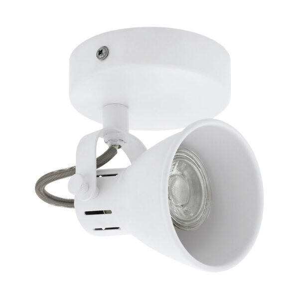 Aplica EGLO SERAS 1 98393 - GU10 1X3.3W D100mm - Otel - Alb