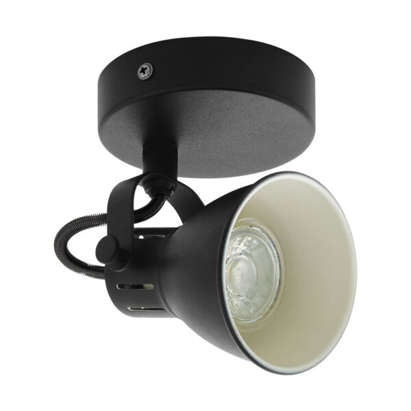 Aplica EGLO SERAS 2 98397 - GU10 1X3.3W D100mm - Otel - Negru