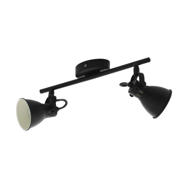 Plafoniera EGLO SERAS 2 98398 - GU10 2X3.3W - Otel - Negru