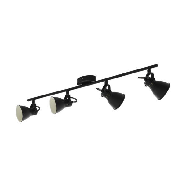 Plafoniera EGLO SERAS 2 98408 - GU10 4X3.3W - Otel - Negru