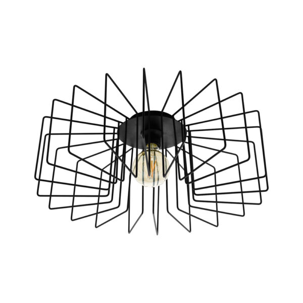 Plafoniera EGLO TREMEDAL 98507 - E27 1X28W D560mm - Otel - Negru