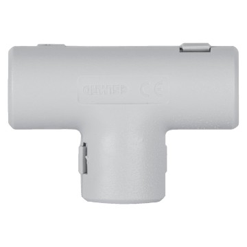 Teu tub rigid Rkt/25G Inspect.Tee Joint Grey DX40225