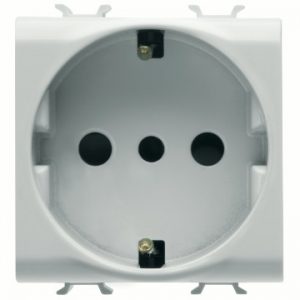 Gewiss Chorus Priza 2M 2P+Earth 16A P30 It/De St Wh GW10205