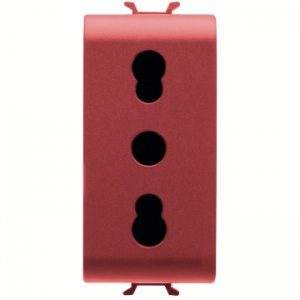 Gewiss Chorus Priza 1M 2P+E 16A D.Am P17-11 It Rosu GW10213