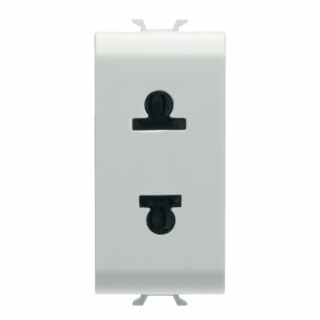 Gewiss Chorus Priza 1M 2P 15A Eu/Usa Alb GW10287