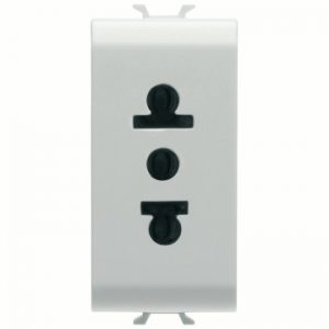 Gewiss Chorus Priza 1M 2P+E 15A Usa Alb GW10288