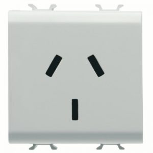 Gewiss Chorus Priza 2M 2P+E 10A Arg St Alb GW10301