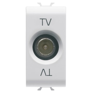 Gewiss Chorus Priza Tv 1M Through 10Db M.Conn 9.5Mm W GW10363