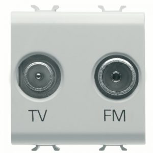Gewiss Chorus Priza Tv+Fm Priza, 2M Alb GW10381