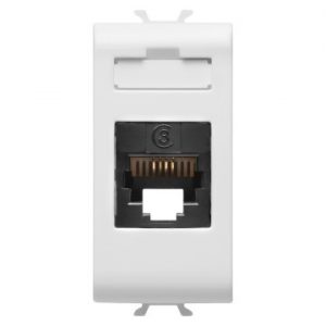 Gewiss Chorus Priza Telefon Rj11 1M Alb GW10401