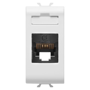 Gewiss Chorus Priza Telefon Rj11 1M Alb GW10401