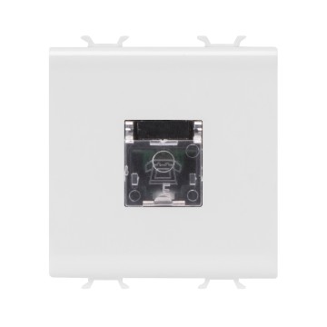 Gewiss Chorus Priza Telefon Rj11 2M Alb GW10409