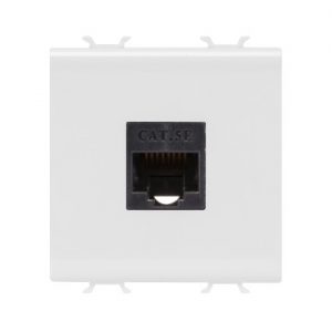 Gewiss Chorus Priza Date Rj45 2M Cat.5E Utp Alb GW10434