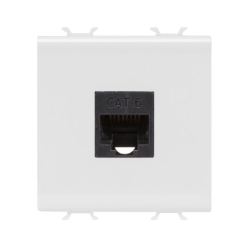 Gewiss Chorus Priza Date Rj45 2M Cat.6 Utp Alb GW10435