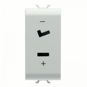 Gewiss Chorus Selv Priza 2P 6A 24V Polarised 1M Alb GW10452