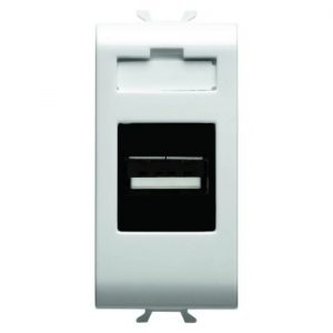 Gewiss Chorus Usb Priza Outlet 1M Alb GW10459