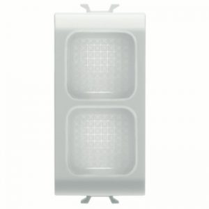 Gewiss Chorus Dublu Transparent Indicator Lamp, Alb GW10628
